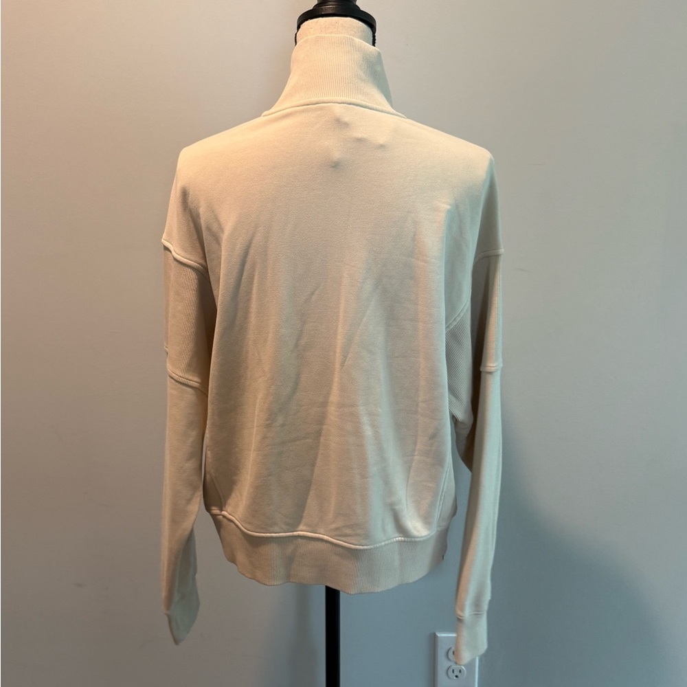 Vuori Cream Half-Zip Sweatshirt - Picture 14 of 15